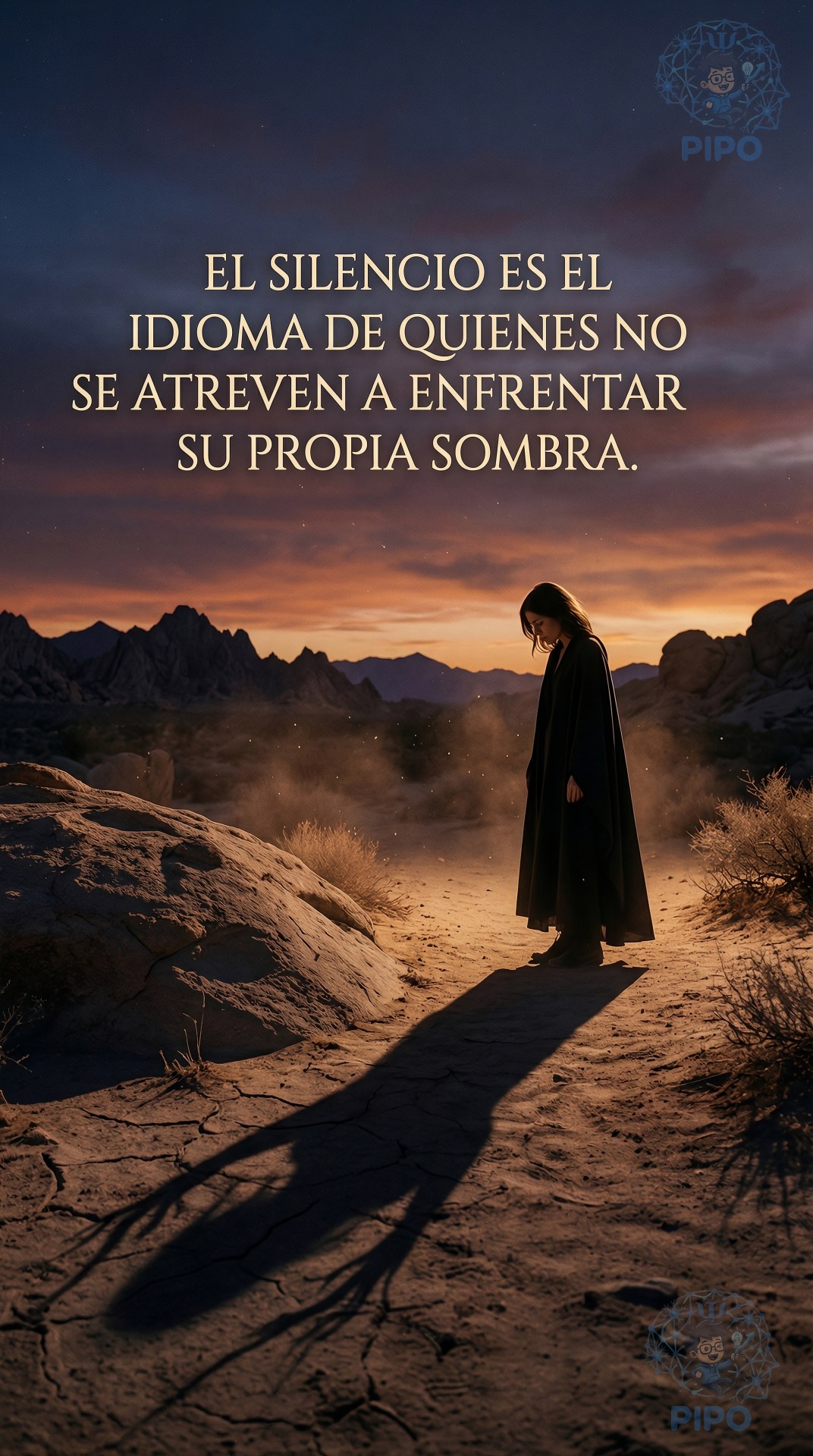 Frase de vida: El silencio es el idioma de quienes no se atreven a enfre...